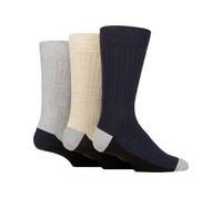 KDMD Men's 3 Pack Wildfeet Boot Sock in Blue | Size: 6-11 KDMD Blue 6-11