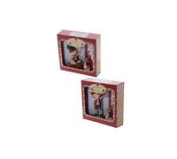 Message To Santa Christmas Elf Figure With Wishes Jar - Red