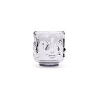 KDMD Midnight Grey Buddha Faces Candle Jar - Elegant Meditation Decor KDMD Grey