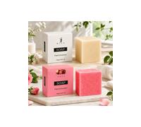 Kdmd Milk And Rose Handmade Natural Soap Bars For Face And Body, Pack Of 2 Natural