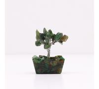 KDMD Mini Gemstone Tree On Orgonite Base - Green Aventurine (15 stones) KDMD Green