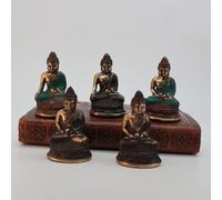 KDMD Mini Meditating Sitting Buddha in Gold KDMD Gold