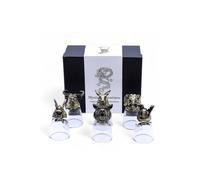 KDMD Mystical Creatures 6-Piece Shot Glass Set (50ml) in Antique Bronze KDMD Bronze