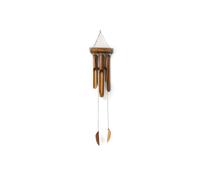 KDMD Natural Bamboo Windchime - 6 Large Tubes for Soothing Sound in Brown KDMD Brown