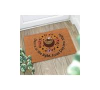 KDMD Natural Bee & Sunflower Doormat - Summer Solstice Welcome in Brown | Size: Medium KDMD Brown Medium