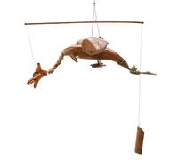 KDMD Natural Coconut Dragon Mobile 37cm in Brown KDMD Brown