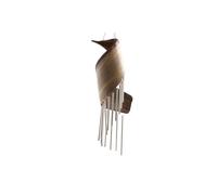 KDMD Natural Coconut Leaf Wind Chimes - Handcrafted Rustic Garden Decor in Brown KDMD Brown