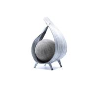 KDMD Natural Coconut Shell Lamp - Greywash Wrapover, Ambient Light in Grey KDMD Grey