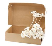KDMD Natural Diffuser Flowers - Lily on Reed - (Set of 12) in White KDMD White