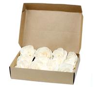 KDMD Natural Diffuser Flowers - Lrg Lotus on String - (Set of 12) in White KDMD White