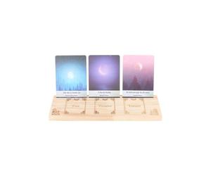 KDMD Natural Past Present Future Tarot Card Stand in Brown KDMD Brown