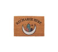 KDMD Natural Recharge Here Crystal Doormat in Brown | Size: 40 cm x 60 cm KDMD Brown 40 cm x 60 cm