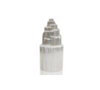 KDMD Natural Selenite Tower Lamp - Cleansing, Healing & Peaceful Light in Off-White KDMD Off-White