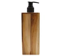 KDMD Natural Teakwood Soap Dispenser - Square in Brown KDMD Brown