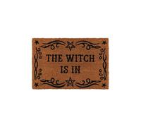 KDMD Natural The Witch Is In Doormat in Brown | Size: 40 cm x 60 cm KDMD Brown 40 cm x 60 cm