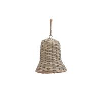 KDMD Noel Collection Large Wicker Bell Decoration for Holiday Decor in Brown KDMD Brown