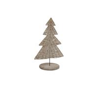 KDMD Noel Collection Large Wicker Tree Ornament for Holiday Decor in Brown KDMD Brown