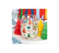 KDMD Nostalgic Christmas Print Stemless Glass KDMD Multicolor