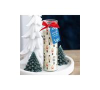 KDMD Nutcracker Print Festive Spice Tube Candle in White KDMD White