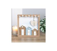 KDMD Ocean Air Salty Hair Beach Hut Wall Plaque - Coastal Home Decor in Brown KDMD Brown