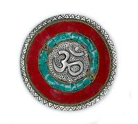 KDMD Om Plate Tibetan Decor Cone & Stick Holder KDMD Multicolor