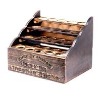 KDMD P&M Incense Mango Wood Display Stand in Brown KDMD Brown