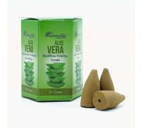 KDMD Pack of 10 Masala Backflow Incense - Aloe Vera in Green KDMD Green