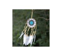 KDMD Pastel Blue Macramé Dream Catcher - Handmade Bali Spirit, 9cm KDMD Multicolor