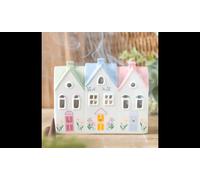 KDMD Pastel House Incense Cone Burner & Tealight Holder in Cream KDMD Cream