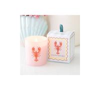 KDMD Pastel Lobster Coconut & Sea Salt Candle - Beachy Gift & Decor in Pink KDMD Pink