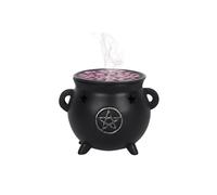 KDMD Pentagram Cauldron Incense Cone Holder in Black KDMD Black