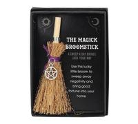 KDMD Pentagram Mini Magick Broomstick in Peach KDMD Peach