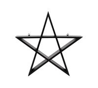 KDMD Pentagram Wall Shelf in Black KDMD Black