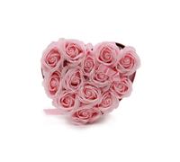 Pink Rose Soap Flower Gift Bouquet - Elegant Bathroom & Gift Decor