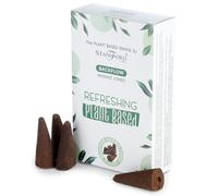 KDMD Plant Based Backflow Incense Cones - Refreshing in White KDMD White