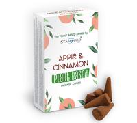 KDMD Plant Based Incense Cones - Apple & Cinnamon in White KDMD White