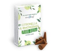 KDMD Plant Based Incense Cones - Citronella & Lemongrass in White KDMD White