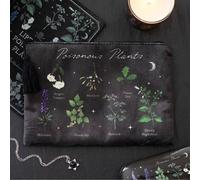 Kdmd Poisonous Plants Makeup Bag In Black Black One Size