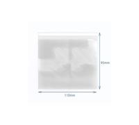 KDMD Poly-Prop Bags 110x95mm Reseal in Clear KDMD Clear