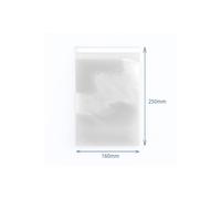 KDMD Poly-Prop Bags 160x250mm Reseal in Clear KDMD Clear