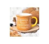 KDMD Pumpkin Spice Mug Oil Burner & Wax Warmer in Orange KDMD Orange