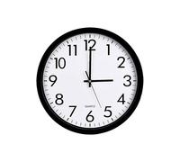 KDMD Quartz Basic Battery Operated Round Vintage Wall Clock 24cm in Black KDMD Black