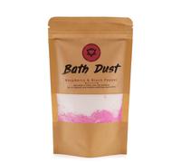 KDMD Raspberry & Black Pepper Bath Dust 190g in White KDMD White