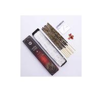 KDMD Red Agate Crystal Scented Smudge Incense Sticks with Red Agate Chips KDMD Red