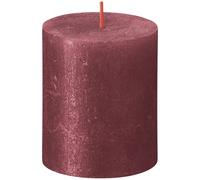 KDMD Red Bolsius Rustic Shimmer Metallic Candle 80 x 68mm KDMD Red