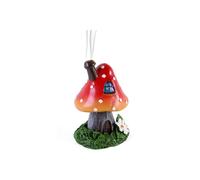 KDMD Red Smoking Toadstool Incense Cone Holder KDMD Red