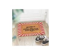 KDMD Red Welcome to the Circus Doormat - Quirky Indoor Entrance Decor | Size: Medium KDMD Red Medium