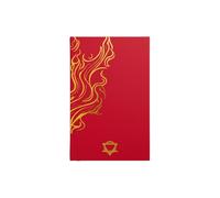 KDMD Red Wellness Journal with Mandala & Lotus - 120 Guided Pages KDMD Red