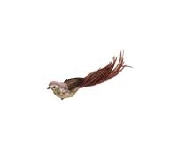 KDMD Rose Sequin & Glitter Bird with Clip 29cm 2 Pack in Brown KDMD Brown