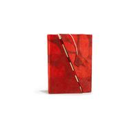 KDMD Ruby Rich Floral Bamboo Lock Notebook Medium 15x12cm in Red | Size: 15x12 cm KDMD Red 15x12 cm